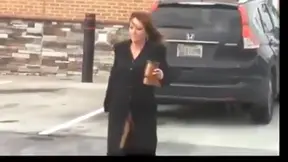 Mystery Girl Rubs Herself Wildly While Hidden Inside Car