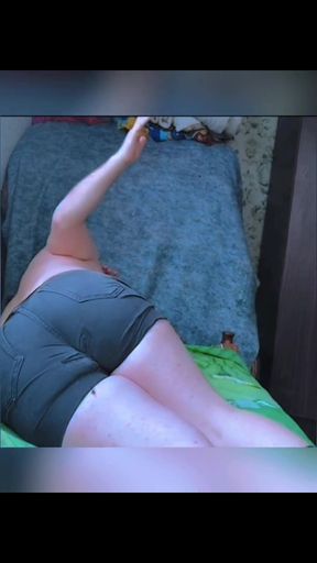 Twerking Big White Ass Crossdresser Sissy Amateur Gay