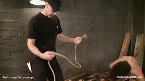 ”Tall skinny black banged at training”