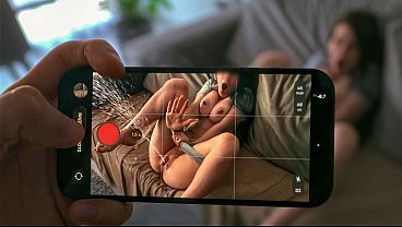 Roommate catches amateur girlfriend on cam in POV film