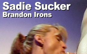 Sadie Sucker & Brandon Irons Strip Suck Facial