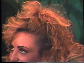 Hot blonde gets bent over and banged from the back by rocker