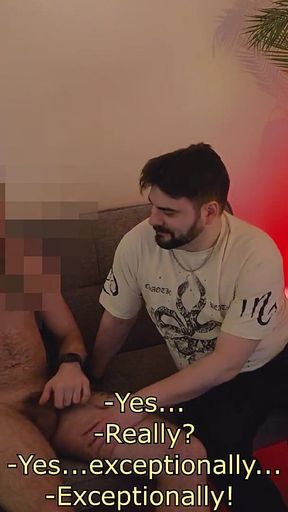 Straight Hairy Muscle Guy First Time Jerking and Sucking, Then He Fucks Me Bareback