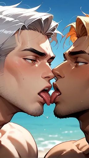 All Right, Wild Bitch, Prepare for the Greatest Beach Muscle Orgasm! Splash and Ripple with These Outstanding Gay XXX