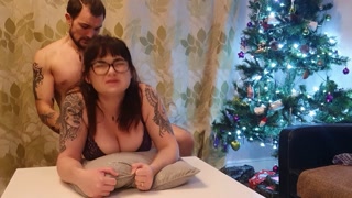 Christmas Full Video - Standing Fuck, Doggystyle, Cum on Ass &amp; Facial