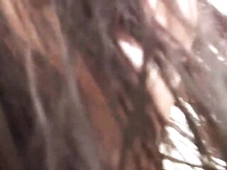 Charming brunette hair mother i'd like to fuck willing in underware and hose to be permeated by avid lover in hawt anal