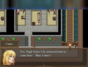 Claire's initiation at the temple of fertility. 3D porn cartoon sex