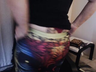MOM CATCHES u jacking off to yoga panties- cum denial
