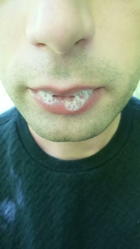 Showing Cum Load in Mouth and Swallowing - Solo Cum Play After Getting Cum in Mouth