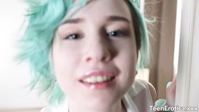 Wild and spunky Alice craves wide anal tower