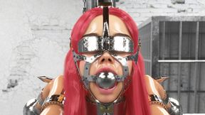 Bound And Gagged Metal Mistress Claims Her Slave Rough Ride Hard Sex