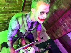 Cosplay Bodypaint Anal Harley Quinn and Joker Insanity,