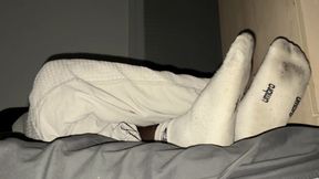 White Socks in Bed