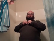Striping for a shower