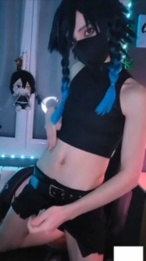 Twink Venti Boy jerking off