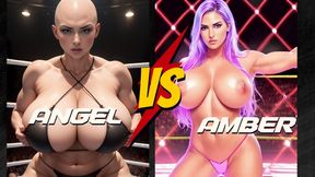 Topless big tit female pro wrestling: Amber&#039;s Debut 720p