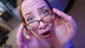 Dirty Cum Slut I am! The Boy Girl Massive Facial Plaster