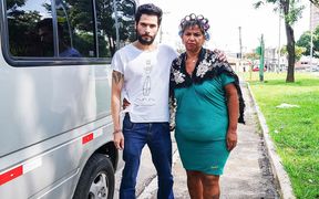 Big Belly Grannys First Anal Threesome in a Van