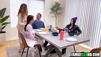 Stepdaughters compete for stepdad&#039_s attention