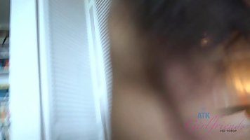 Emily Willis is a sweet, teen brunette with dirty mind and dripping wet pussy ready for fucking