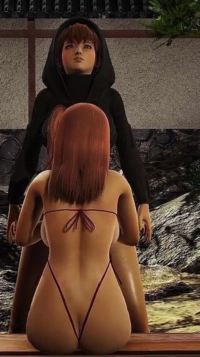 Futa Phase 4 Fucks and Gets Sucked by Futa Doa Honoka