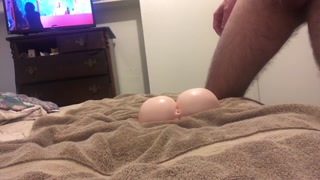 Fucking fake pussy and ass