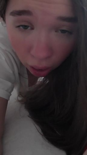 Playing Truth or Dare with My Girlfriends Little Stepsister