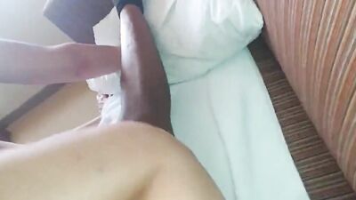 Hotel Maid And BBC Cowgirl ...Wets BBC All Up