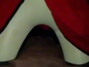 Kigurumi cosplay masturbation pantyhoses 5 layers.