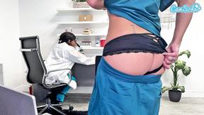 ”Camsoda big boobed MILF nurse masturbates at the office”