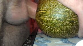 Melon-Flavored Passions: Two Muscular Hunks Explore and Cum Together