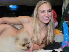 Naked Blonde Teen Girl Pussy Masturbation On Webcam