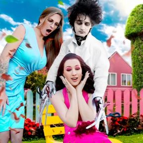 Mylf - Two Hot Milfs With Big Tits Need Their Bushes Shaved (Edward Scissorhands Parody)