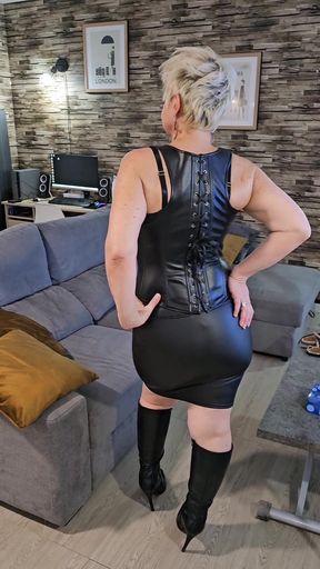 Compilation of a Mature Woman Who Loves to Wear Leather