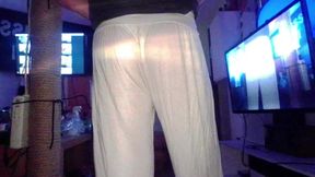 Mine in a thong