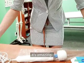 Marvelous Blond Sales Rep Has a Unequalled Selling Technique