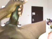 UPSKIRT BBW TONIKZALEX STROKING BBC MOANS, TALKS DIRTY & CUMS HUGE LOAD CUM INSIDE CARTOON GAMER GAM