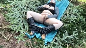 The two of us in the woods!