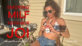Sexy Smoking MILF Neighbor - Public JOI