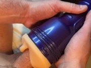 FUCKIN HOT GOONER STROKING HIS CRAZY VEINY COCK NON STOP