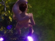 Мускулистый Папочка трётся членами с твинком Frotting [3Д Хентай]