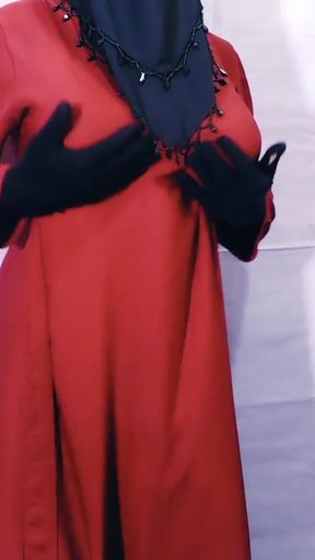 Emotional moment from "Indian beautiful hijabi Muslim couple thirsty for sex"