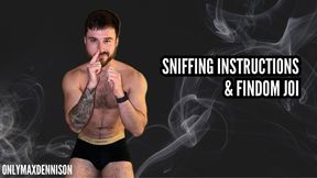 Sniffing instructions & findom joi