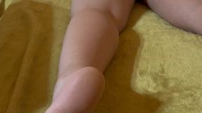 Sasha's first amazing foot worship