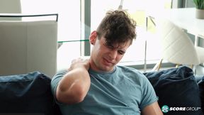 Ebony MILF Phoenix Angel fucks her son&#039;s friend