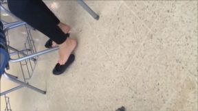 Shoeplay at University by Tania PART 3 ( OLD VIDEOS )