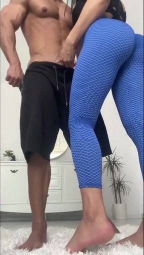My Gym Coach wanted a Cumshot on my Big Ass