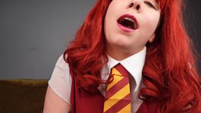 Hermione kisses POV slytherin student  POV kissing