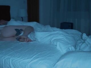 Step Sister Shocked When Step Son Cum in Step Mamma Whilst Share Couch Sex in Hotel Room (feat. Kisscat)
