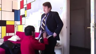Amateur Guy Sucks Mature Man's Big Cock